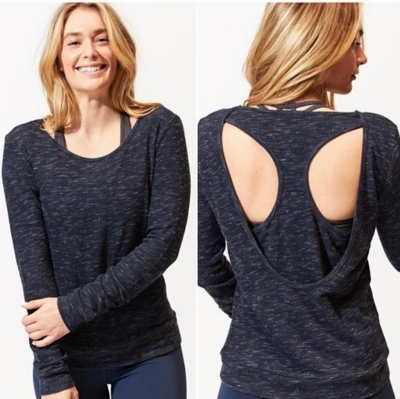 Threads 4 Thought Tops - Threads 4 Thought Veronica Cross Back Long Sleeve Top. Size XS